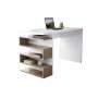 HANAH HOME Radni sto Snake White Walnut - slika 2