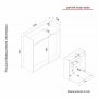 HANAH HOME Radni sto Laptop White Walnut - slika 5