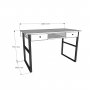 HANAH HOME Radni sto Allen Oak - slika 5