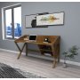HANAH HOME Radni sto Snow Walnut - slika 4