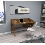 HANAH HOME Radni sto Snow Walnut - slika 2