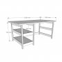 HANAH HOME Radni sto City Natural - slika 5