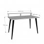 HANAH HOME Radni sto Kelly Natural - slika 5