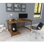 HANAH HOME Radni sto Lisa Walnut - slika 4