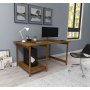 HANAH HOME Radni sto Lisa Walnut - slika 2