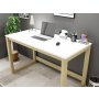 HANAH HOME Radni sto Tolga White Natural - slika 4