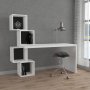 HANAH HOME Radni sto Balance White Anthracite - slika 2