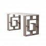 HANAH HOME Radni sto Maze White Light Mocha - slika 1