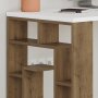 HANAH HOME Radni sto Maze White Dark Oak - slika 4