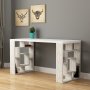 HANAH HOME Radni sto Maze White Ancient White - slika 2