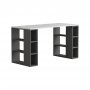 HANAH HOME Radni sto Colmar White Anthracite - slika 1