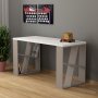 HANAH HOME Radni sto Honey White Light Mocha - slika 2