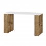 HANAH HOME Radni sto Honey White Dark Oak - slika 1