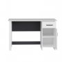 HANAH HOME Radni sto Natural White Anthracite - slika 4