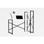 HANAH HOME Radni sto Zernez White - slika 2