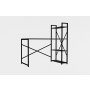 HANAH HOME Radni sto Zernez Anthracite - slika 1