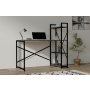 HANAH HOME Radni sto Zernez Anthracite - slika 2