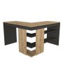 HANAH HOME Radni sto Stylo Sapphire Anthracite - slika 5