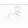 HANAH HOME Radni sto Vina Oak - slika 5