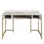 HANAH HOME Radni sto Tumata Gold - slika 1