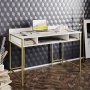 HANAH HOME Radni sto Tumata Gold - slika 2