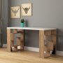 HANAH HOME Radni sto Maze White Oak - slika 2