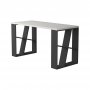 HANAH HOME Radni sto Honey White Anthracite - slika 1
