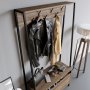 HANAH HOME Cipelarnik Devin Walnut Black - slika 3