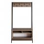 HANAH HOME Cipelarnik Devin Walnut Black - slika 4