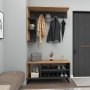 HANAH HOME Cipelarnik Samle Atlantic Pine Anthracite - slika 3