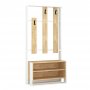 HANAH HOME Cipelarnik Chester White Oak - slika 1