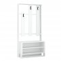 HANAH HOME Cipelarnik Chester White White - slika 2