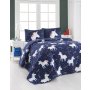 L`ESSENTIEL MAISON Prekrivač Magic Unicorn Dark Blue - slika 1