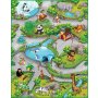 ROLLMATZ Podloga za igranje Gradski Zoološki vrt 100 x 120cm - slika 1