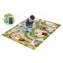 ROLLMATZ Podloga za igranje Zoološki vrt + 6 flomastera 90 x 120cm - slika 2