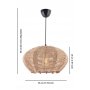 OPVIQ Visilica Jute Ellipse - slika 4