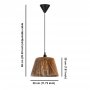 OPVIQ Visilica Cone Natural - slika 5