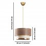 OPVIQ Visilica Cake Beige Gold - slika 5