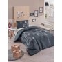 L`ESSENTIEL MAISON Posteljina (140x200) Trace Anthracite - slika 1