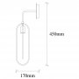 OPVIQ Zidna lampa Cerco 3151 - slika 3