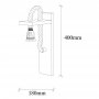 OPVIQ Zidna lampa Erebos 118 A - slika 3