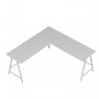 HANAH HOME Radni sto Team L White - slika 5