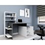 HANAH HOME Radni sto White Anthracite - slika 2