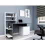 HANAH HOME Radni sto White Anthracite - slika 1
