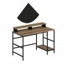 HANAH HOME Radni sto Greta L Dore Black - slika 4