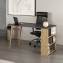 HANAH HOME Radni sto Pina Anthracite Oak - slika 2