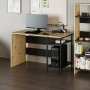 HANAH HOME Radni sto Tiran Black Oak - slika 2