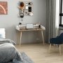 HANAH HOME Radni sto Mir Dore White - slika 4