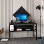 HANAH HOME Radni sto Greta Matte 7041 Black - slika 2