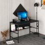 HANAH HOME Radni sto Greta Matte 7041 Black - slika 3
